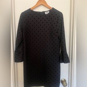 Black dress with polka dots - size M